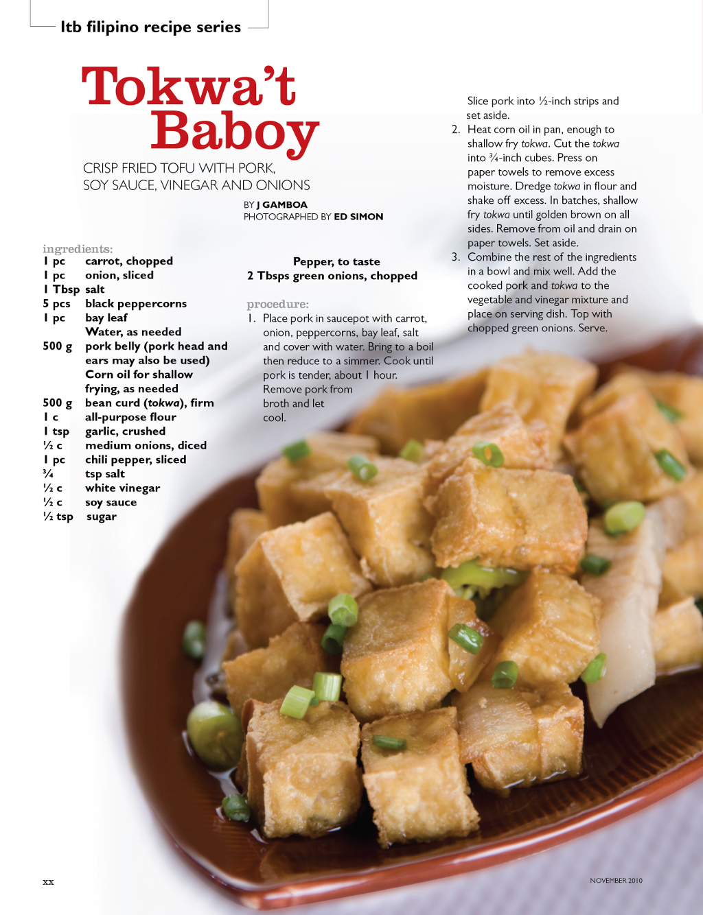 Tokwa't Baboy Recipe | LTB Chefs Phils